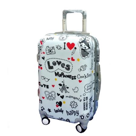 onebagshop กระเป๋าเดินทางแฟชั่น รุ่นN002 size 24 นิ้ว (white)