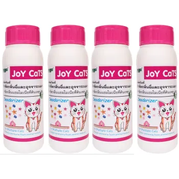 ข้อมูล จอยแคท ผงกำจัดกลิ่นฉี่ อึแมว Pack4 ดับกลิ่นแอมโมเนีย ต้นเหตุกลิ่นเหม็น ดีไหม