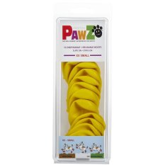 PAWZ Dog Boots รองเท้ายางสำหรับสุนัข ขนาดเล็ก XXS สีเหลือง (12ชิ้น)