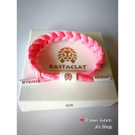 Rastaclat- Mini Pink สร้อยข้อมือสิงโต ไซส์เล็ก สำหรับผู้หญิง ราสตาแคลท สร้อยข้อมือเชือกรองเท้า