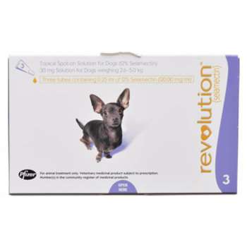 ข้อมูล Revolution ยาหยดหลังสำหรับสุนัข 2.6-5 กิโลกรัม exp.12.2018 พันทิป