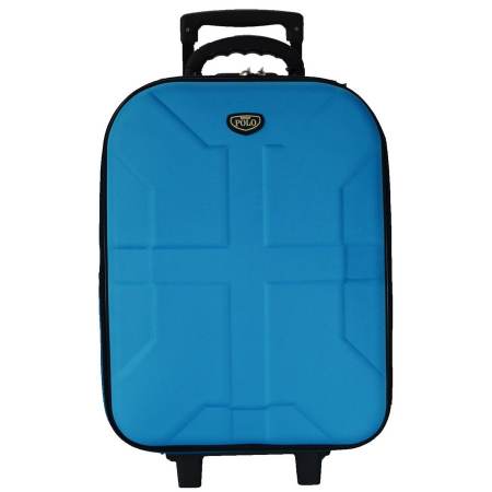 BagsMarket Luggage Romar Polo กระเป๋าเดินทางล้อลาก 18 นิ้ว B-Plus Code 13918-7 (Sky Blue)