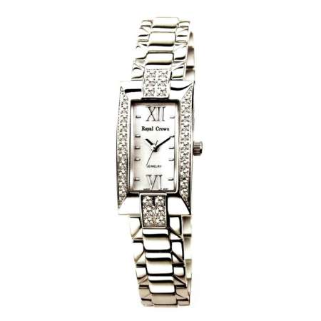 Royal Crown นาฬิกาข้อมือผู้หญิง สายสแตนเลสอย่างดี รุ่น 3591-SSL (Silver) Royal Crown นาฬิกาข้อมือผู้หญิง สายสแตนเลสอย่างดี รุ่น 3591-SSL (Silver)