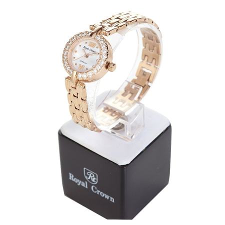 Royal Crown นาฬิกาข้อมือ รุ่น 3602 (สีพิงค์โกลด์)
