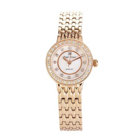 Royal Crown นาฬิกาข้อมือ รุ่น 3650 (สีพิงค์โกลด์)