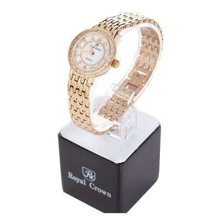 Royal Crown นาฬิกาข้อมือ รุ่น 3650 (สีพิงค์โกลด์)