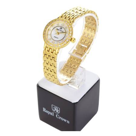 Royal Crown นาฬิกาข้อมือ รุ่น 3650 (สีทอง) Royal Crown นาฬิกาข้อมือ รุ่น 3650 (สีทอง)