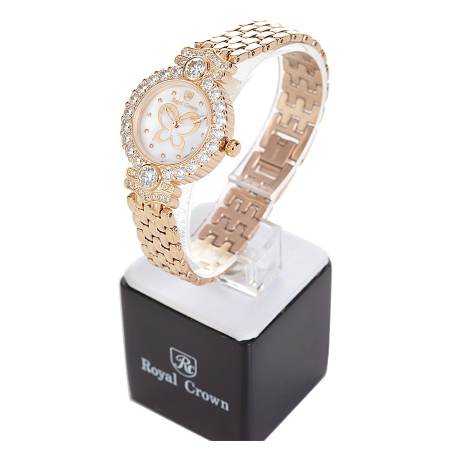 Royal Crown นาฬิกาข้อมือ รุ่น 3844 - Pink Gold