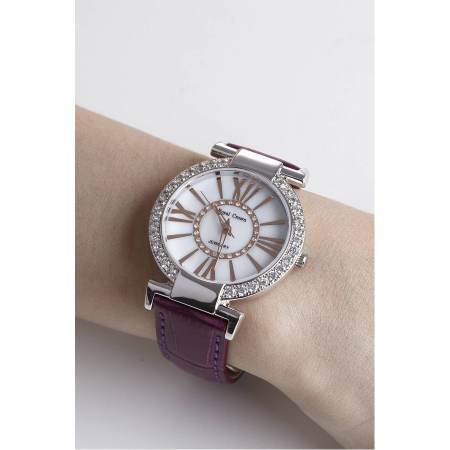 Royal Crown นาฬิกาประดับเพชร รุ่น 6116 - Purple Royal Crown นาฬิกาประดับเพชร รุ่น 6116 - Purple