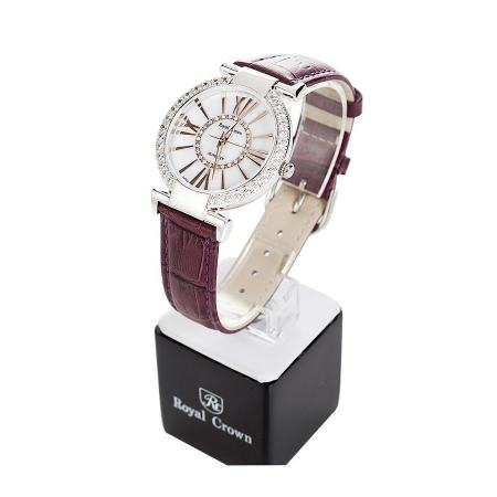 Royal Crown นาฬิกาประดับเพชร รุ่น 6116 - Purple Royal Crown นาฬิกาประดับเพชร รุ่น 6116 - Purple