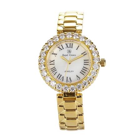 Royal Crown นาฬิกาข้อมือ รุ่น 6305-SSL (สีทอง) Royal Crown นาฬิกาข้อมือ รุ่น 6305-SSL (สีทอง)