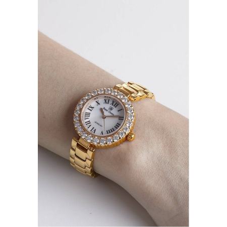 Royal Crown นาฬิกาข้อมือ รุ่น 6305-SSL (สีทอง)