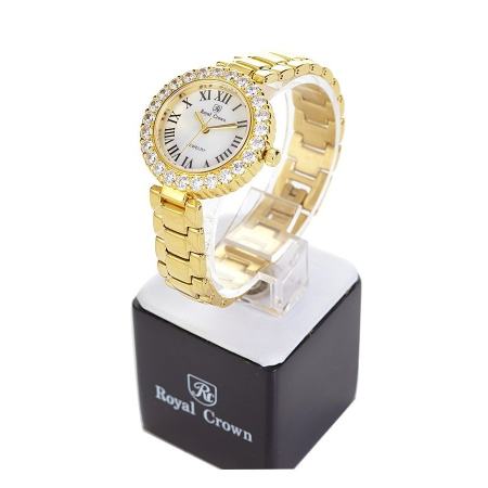 Royal Crown นาฬิกาข้อมือ รุ่น 6305-SSL (สีทอง)