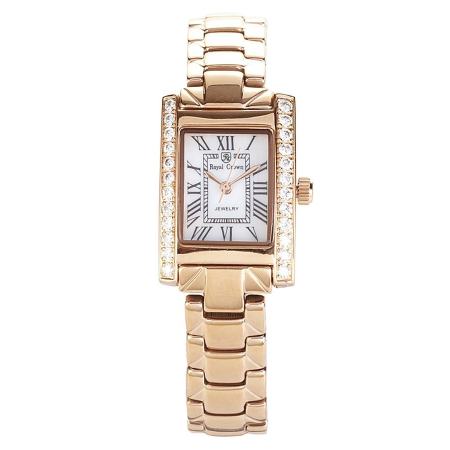 Royal Crown นาฬิกาข้อมือผู้หญิง สายสแตนเลส รุ่น 6306 (สีพิงค์โกลด์) Royal Crown นาฬิกาข้อมือผู้หญิง สายสแตนเลส รุ่น 6306 (สีพิงค์โกลด์)