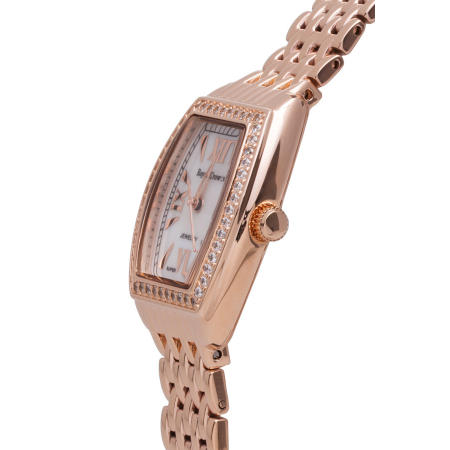 Royal Crown นาฬิกาข้อมือผู้หญิง สายสแตนเลส ประดับเพชร รุ่น 6304  - Pink Gold