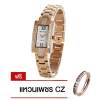 Royal Crown นาฬิกาข้อมือผู้หญิง สายสแตนเลส  รุ่น 3591-SSL (Pink/Gold) แถมฟรี แหวนเพชร CZ 1 วง