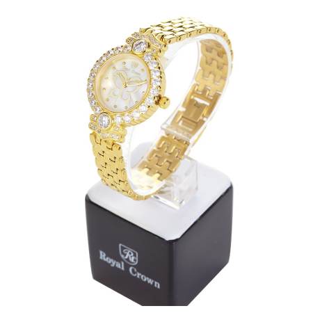 Royal Crown นาฬิกาข้อมือ รุ่น 3844 - สีทอง