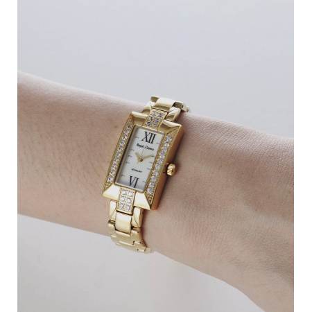 Royal Crown นาฬิกาผู้หญิง สายสแตนเลส รุ่น 3591-SSL - สีทอง
