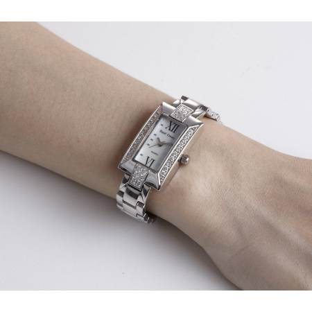 Royal Crown นาฬิกาประดับเพชรสุภาพสตรี สายสแตนเลส รุ่น 3591-SSL-Silver (Free CZ Ring) Royal Crown นาฬิกาประดับเพชรสุภาพสตรี สายสแตนเลส รุ่น 3591-SSL-Silver (Free CZ Ring)