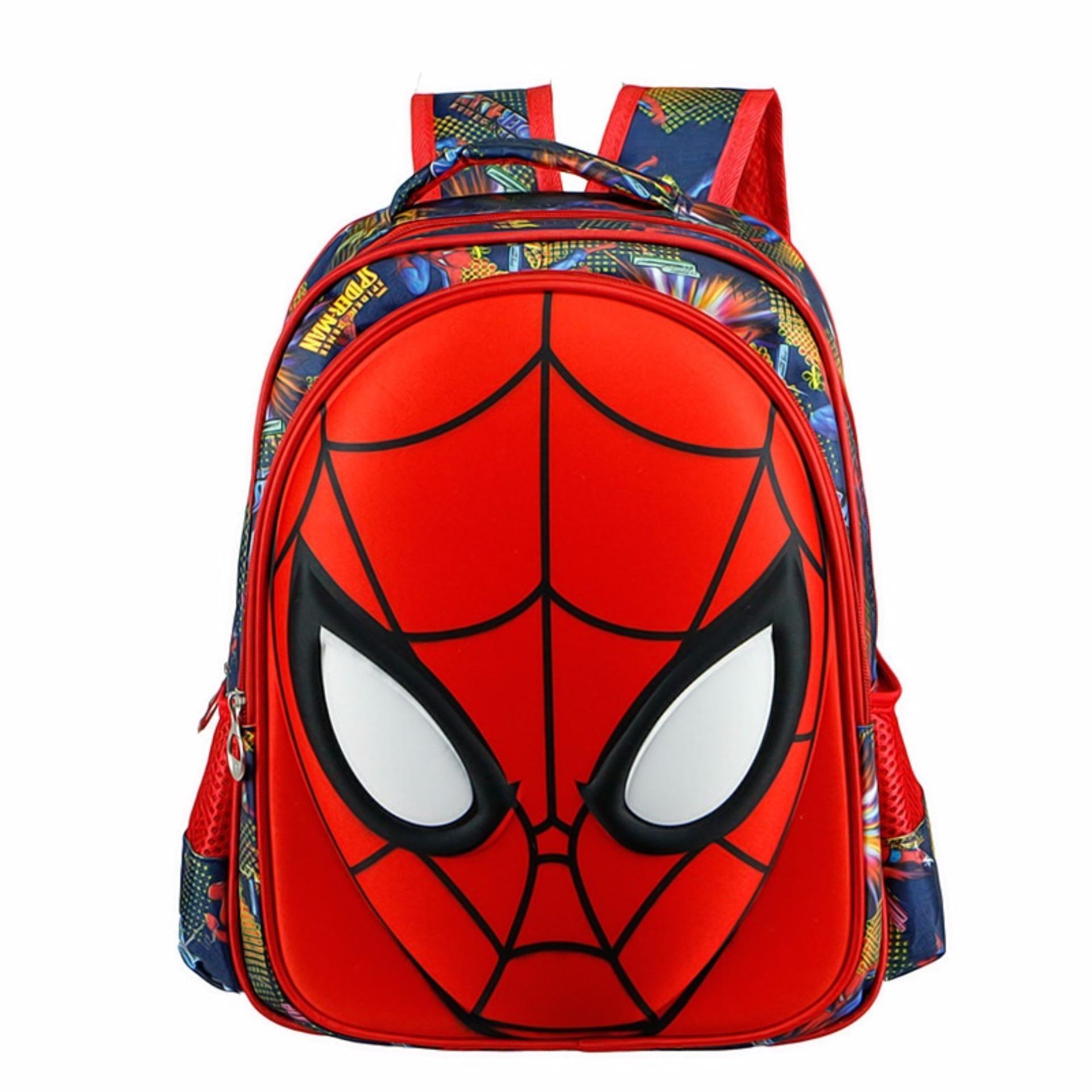 School Bag 3D กระเป๋าเป้ลายการ์ตูน กระเป๋าเป้เด็ก กระเป๋าเป้สะพายหลังเด็ก รุ่น S-M02 (Navy Blue)