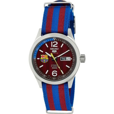 Karnvera Shop นาฬิกาข้อมือผู้ชาย Seiko 5 Sports Blue/Red Watch SRP305K1