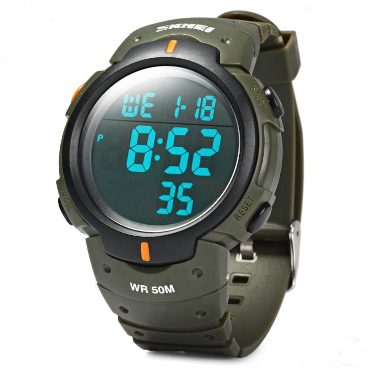 how to set alarm in skmei watch
