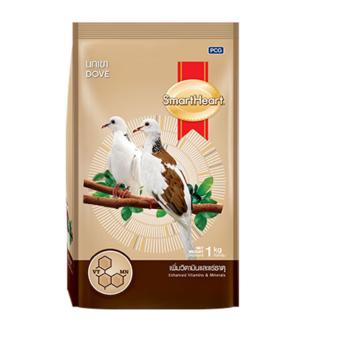 Smart Heart อาหารสำหรับนกเขา ขนาด 1kg (1 ถุง) Smart Heart อาหารสำหรับนกเขา ขนาด 1kg (1 ถุง)