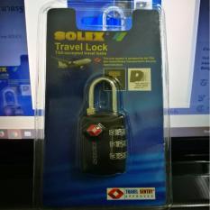 ❤จัดส่งฟรี❤SOLEX Travel Lock กุญแจ รหัส 3 รหัส มาตรฐาน TSA ล็อค กระเป๋า กระเป๋าเดินทาง