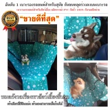 ข้อมูล เบาะคลุมรถยนต์สำหรับสุนัข แผ่นรองกันเปื้อนสำหรับสุนัขในรถยนต์  แผ่นรองกันเปื้อนเบาะรถยนต์สำหรับสุนัข ผ้าคลุมสำหรับเบาะหลังรถเก๋ง รถ SUV (ลายฟองสบู่ สีเขียวมินต์) พันทิป