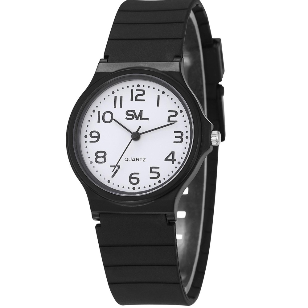 SVL นาฬิกาข้อมือ Unisex สไตล์แบรนด์ดัง (แถมกล่องสวยหรู) รุ่น MQ-24