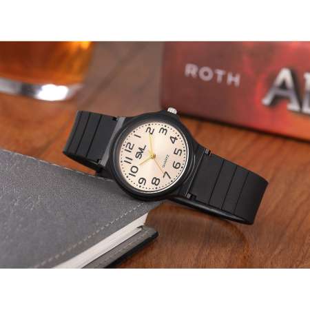 SVL นาฬิกาข้อมือ Unisex สไตล์แบรนด์ดัง (แถมกล่องสวยหรู) รุ่น MQ-24