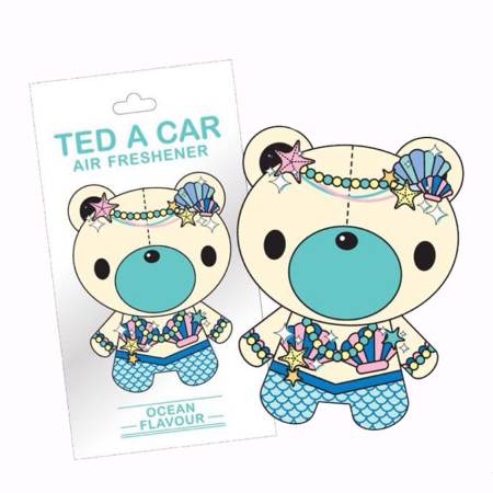 TED A CAR แผ่นหอมปรับอากาศ กลิ่นโอเชี่ยน (2 ชิ้น)