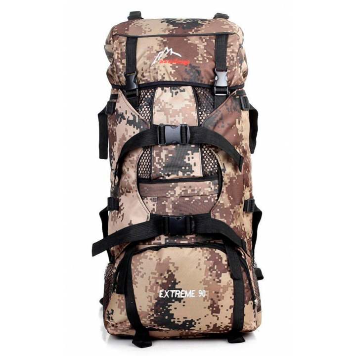 Thaivasion กระเป๋าเป้สะพายหลังกันน้ำขนาด 90L สีลายพลาง