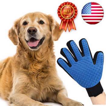 โปรโมชั่น ถุงมือแปรงขนสุนัข true touch รีวิว