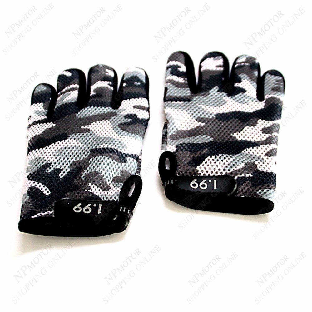 ถุงมือ(STAR-1) ลายทหาร เต็มนิ้ว