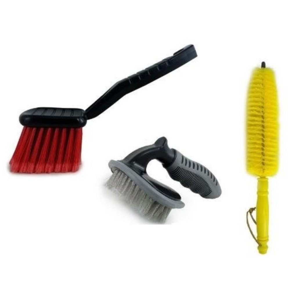 รีวิว Tire Brush 3pcs Contoured Brush, Fender Well Brush, Wheel Brush