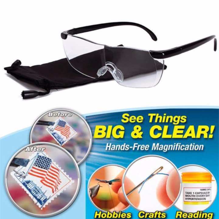 แว่นตา แว่นตาแบบขยาย แว่นอ่านหนังสือ big vision glasses