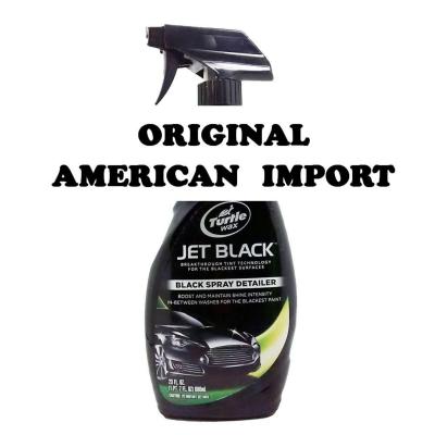   Turtle Wax สเปรย์สำหรับรถสีดำ BLACK DETAILER 23 FL.OZ. (แบรน์ต้นตำรับนำเข้าจากอเมริกา) พันทิป