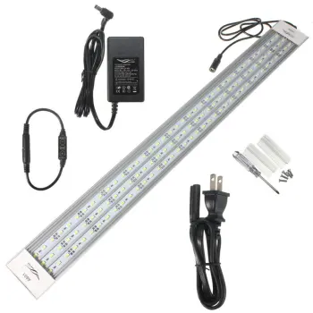 ราคา US Plug A601 39W 60cm 117smd fish tank light 5800lm LED aquatic light Pure White Aquatic Aquarium 5730 LED Light Lamp Chihiros A-Series - intl รีวิว