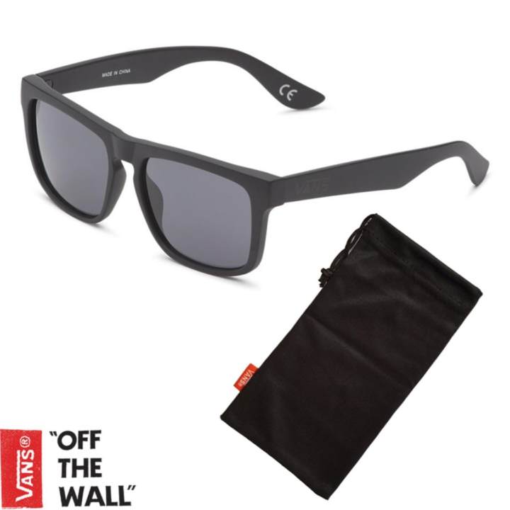 VANS แว่นกันแดด SQUARED OFF รุ่น VN-00007EBKA สีดำ (MATTE BLACK)