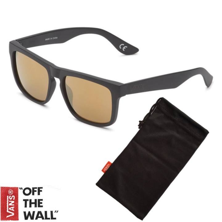 VANS แว่นกันแดด SQUARED OFF รุ่น VN00007EK1R สีดำ (Black/Bronze)