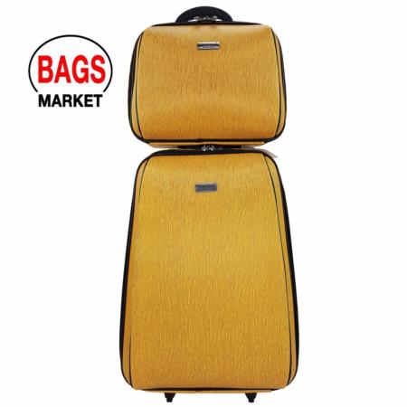 WHEAL กระเป๋าเดินทางระบบรหัสล๊อค เซ็ทคู่ 20/14 นิ้ว Wood Classic Code F780320-7 (Yellow) ลิขสิทธิ์แบรนด์แท้ จากโรงงานผู้ผลิตโดยตรง  