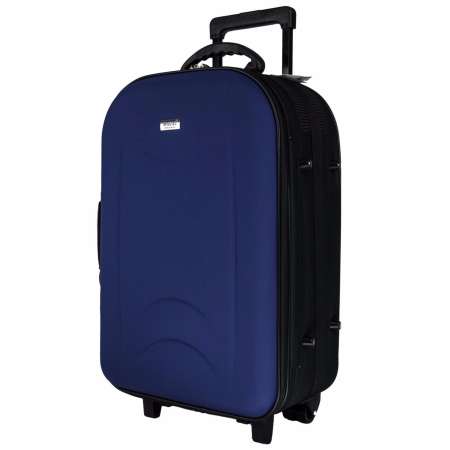 BigBagsThailand กระเป๋าเดินทาง Wheal 20นิ้ว แบบซิปขยาย 4 ล้อคู่หลัง รุ่น Fulfill 90420(ฺNavy Blue)