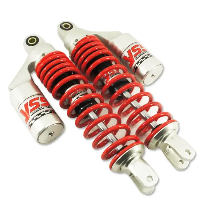 Yss โช คหล งแต ง แก สแท New G Series สำหร บ Pcx 150 สปร งแดง กระบอกเง น Lazada Co Th