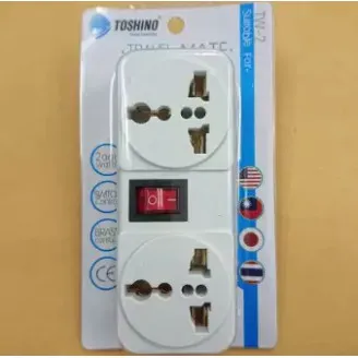 ลดราคา TOSHINO ปลั๊กแปลงขา รุ่น TW-2 ขนาด 2ช่อง1สวิทซ์ ขาแบน #ค้นหาเพิ่มเติม แบตเตอรี่แห้ง SmartPhone ขาตั้งมือถือ Mirrorless DSLR Stabilizer White Label Power Inverter ตัวแปลง HDMI to AV RCA