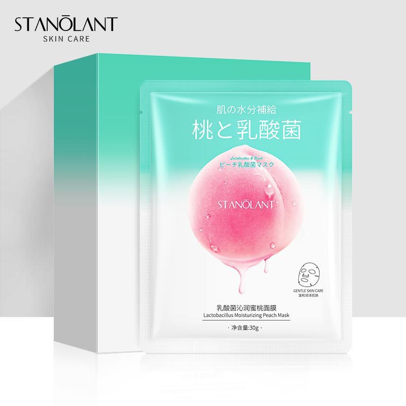 I Cosmetics Store แผ่นมาส์กหน้าสูตรพีช ที่มาร์คหน้าเกาหลี บำรุงผิวหน้า ให้ชุ่มชื้น 1แผ่น