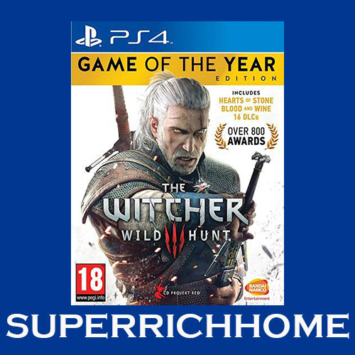 PlayStation 4 : The Witcher 3 Game of the Year Edition (Zone3) (ENG) (PS4 Game) (แผ่นเกมส์ PS4) แผ่นแท้มือ1!!!