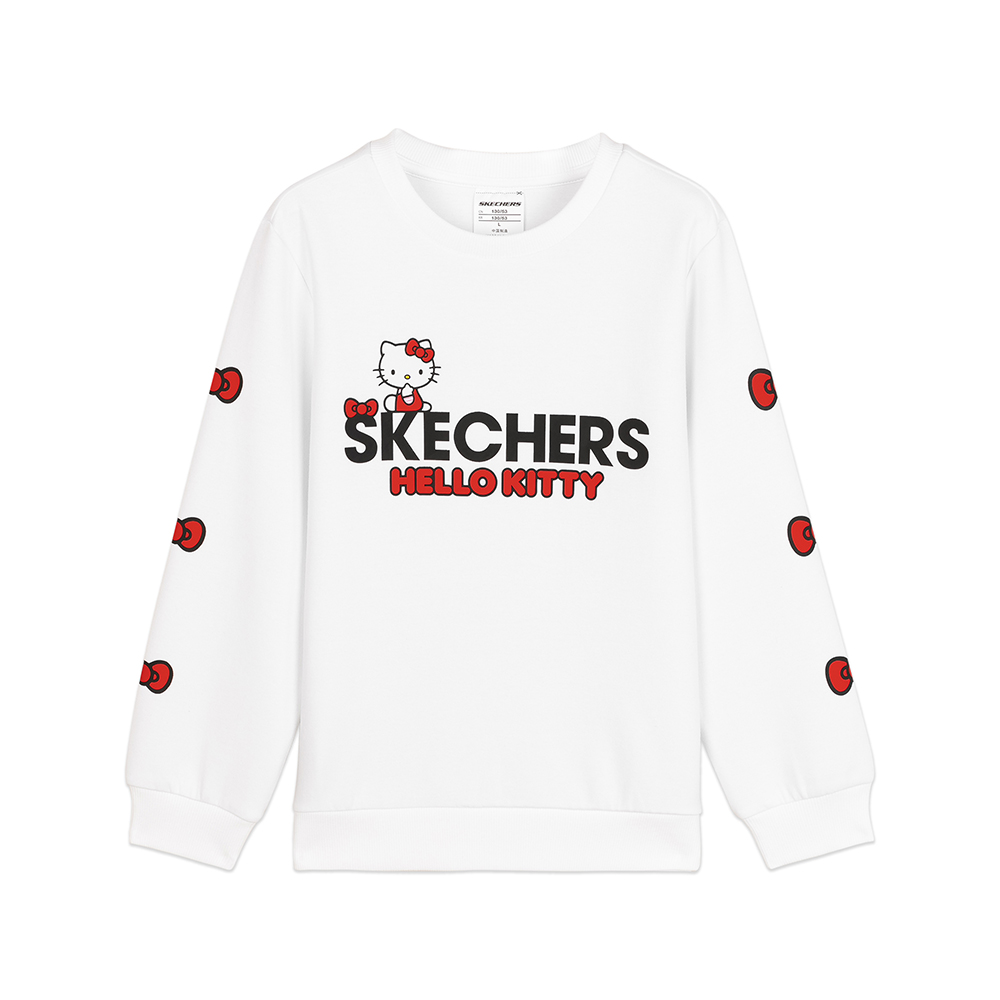 Skechers สเก็ตเชอร์ส เสื้อสเวตเตอร์ เด็กผู้หญิง Hello Kitty Pullover - L420G068-0019
