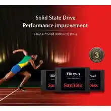 ภาพขนาดย่อของภาพหน้าปกสินค้าSanDisk SSD PLUS 3D NAND 2.5" SATA Solid State Drive Max. 560MB/s ((120G/240G/480G/960G) เหมาะสำหรับโน๊ตบุ๊คและเดสก์ท็อป1-3 วัน รับประกัน 3 ปี จากร้าน Kasena บน Lazada ภาพที่ 3