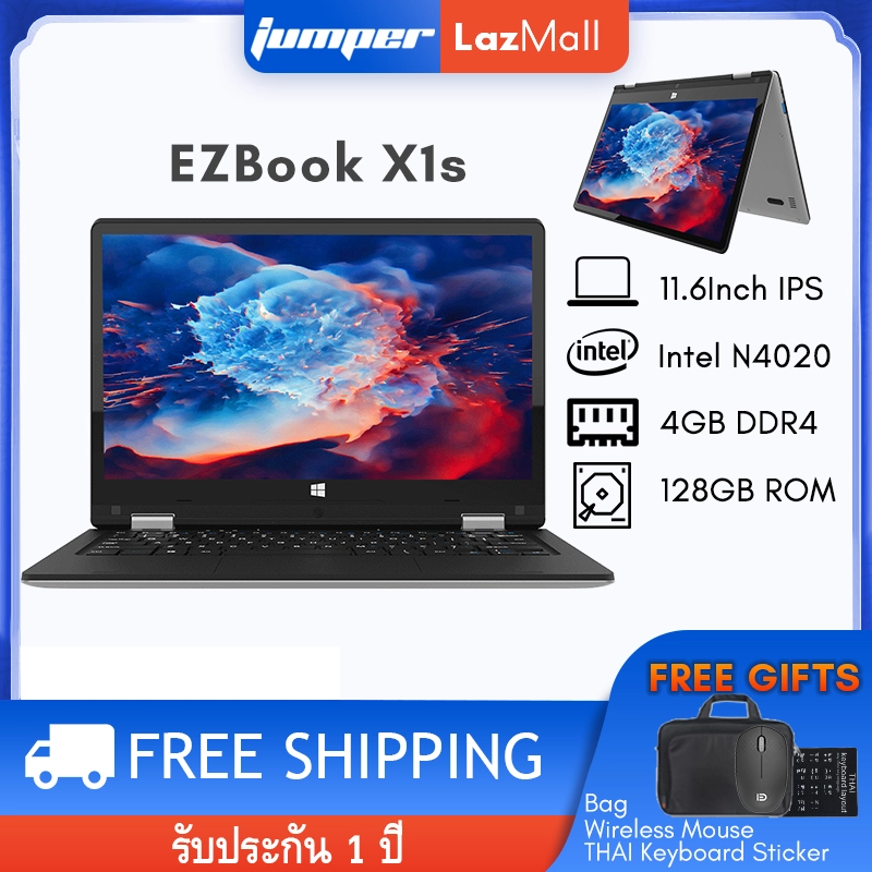 ภาพหน้าปกสินค้าJ EZBOOK X1s โน๊ตบุ๊ค 11.6 inch 1920*1080 4GB DDR4 128GB Notebook Windows 10 Tablet Laptop